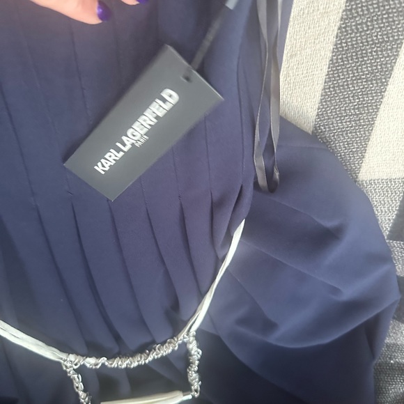 Karl Lagerfeld blue dress - Picture 3 of 8